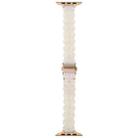For Apple Watch 42mm / 41mm / 40mm / 38mm Oval Resin Watch Band(Gradient White) - 3