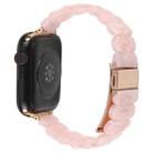 For Apple Watch 42mm / 41mm / 40mm / 38mm Oval Resin Watch Band(Pearl Powder) - 2