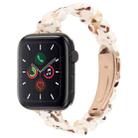 For Apple Watch 42mm / 41mm / 40mm / 38mm Oval Resin Watch Band(Nougat) - 1