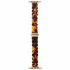 For Apple Watch 42mm / 41mm / 40mm / 38mm Oval Resin Watch Band(Tortoise Shell Color) - 3