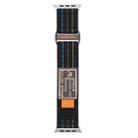 For Apple Watch 46mm / 49mm / 45mm / 44mm Kalebol  Dual-section Sports Nylon Loop Watch Band(Black) - 2