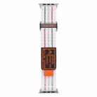For Apple Watch 42mm / 41mm / 40mm / 38mm Kalebol  Dual-section Sports Nylon Loop Watch Band(White) - 2