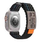 For Apple Watch 42mm / 41mm / 40mm / 38mm Kalebol  Dual-section Sports Nylon Loop Watch Band(Black) - 3