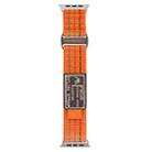 For Apple Watch 42mm / 41mm / 40mm / 38mm Kalebol  Dual-section Sports Nylon Loop Watch Band(Orange) - 2