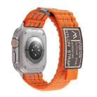 For Apple Watch 42mm / 41mm / 40mm / 38mm Kalebol  Dual-section Sports Nylon Loop Watch Band(Orange) - 3