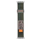 For Apple Watch 42mm / 41mm / 40mm / 38mm Kalebol  Dual-section Sports Nylon Loop Watch Band(Green) - 2