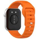 For Huawei Watch Fit3 Kalebol Dotted Pattern Silicone Strap(Orange) - 2