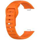 For Huawei Watch Fit3 Kalebol Dotted Pattern Silicone Strap(Orange) - 3