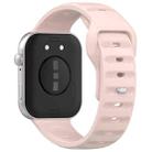 For Huawei Watch Fit3 Kalebol Dotted Pattern Silicone Strap(Joyful Pink) - 2