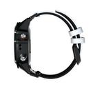 For Garmin QuickFit 22mm Kalebol Two-layer Silicone Watch Band(White Black) - 3