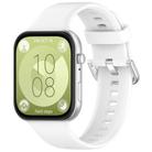 For Huawei Watch Fit3 Kalebol Soft Silicone Strap(White) - 1