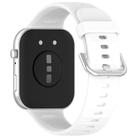 For Huawei Watch Fit3 Kalebol Soft Silicone Strap(White) - 2