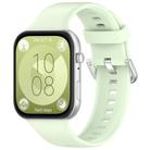 For Huawei Watch Fit3 Kalebol Soft Silicone Strap(Green) - 1