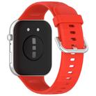 For Huawei Watch Fit3 Kalebol Soft Silicone Strap(Red) - 2