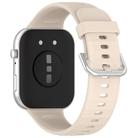 For Huawei Watch Fit3 Kalebol Soft Silicone Strap(Ivory White) - 2