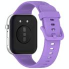 For Huawei Watch Fit3 Kalebol Colorful Buckle Silicone Strap(Lilac) - 2