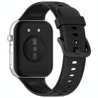 For Huawei Watch Fit3 Kalebol Colorful Buckle Silicone Strap(Black) - 2