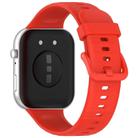 For Huawei Watch Fit3 Kalebol Colorful Buckle Silicone Strap(Red) - 2