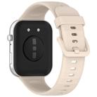 For Huawei Watch Fit3 Kalebol Colorful Buckle Silicone Strap(Ivory White) - 2