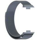 For Huawei Watch Fit3 Kalebol Milanese Stainless Steel Strap(Space Grey) - 3
