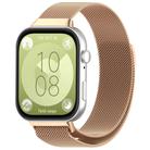 For Huawei Watch Fit3 Kalebol Milanese Stainless Steel Strap(Rose Gold) - 1