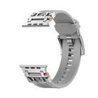 For Apple Watch 42mm / 41mm / 40mm / 38mm Kalebol Armor TPU Watch Band(Silver Grey) - 2