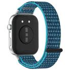 For Huawei Watch Fit3 Kalebol Hook and Loop Nylon Strap(Sea Blue) - 2
