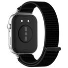 For Huawei Watch Fit3 Kalebol Hook and Loop Nylon Strap(Black) - 2