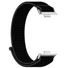 For Huawei Watch Fit3 Kalebol Hook and Loop Nylon Strap(Black) - 3
