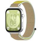 For Huawei Watch Fit3 Kalebol Hook and Loop Nylon Strap(Beige) - 1