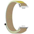 For Huawei Watch Fit3 Kalebol Hook and Loop Nylon Strap(Beige) - 3