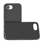 For iPhone 16e Rubber Oil Surface Solid Color Phone Case(Black) - 2