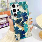 For Samsung Galaxy S23 Ultra 5G Dual-side Laminating IMD MagSafe Phone Case(Leaves) - 1