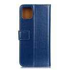 For OPPO A52 / A72 / A92 3-Color Pearl Texture Magnetic Buckle Horizontal Flip PU Leather Case with Card Slots & Wallet & Holder(Blue) - 3
