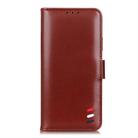 For OPPO A52 / A72 / A92 3-Color Pearl Texture Magnetic Buckle Horizontal Flip PU Leather Case with Card Slots & Wallet & Holder(Brown) - 2