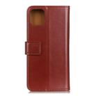 For OPPO A52 / A72 / A92 3-Color Pearl Texture Magnetic Buckle Horizontal Flip PU Leather Case with Card Slots & Wallet & Holder(Brown) - 3