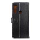 For HTC Desire 20 Pro 3-Color Pearl Texture Magnetic Buckle Horizontal Flip PU Leather Case with Card Slots & Wallet & Holder(Black) - 3