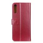 For Sony Xperia 10 II 3-Color Pearl Texture Magnetic Buckle Horizontal Flip PU Leather Case with Card Slots & Wallet & Holder(Red) - 3