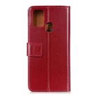 For Vivo Y30 / Y50 3-Color Pearl Texture Magnetic Buckle Horizontal Flip PU Leather Case with Card Slots & Wallet & Holder(Red) - 3