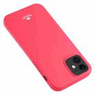 For iPhone 12 mini GOOSPERY JELLY TPU Shockproof and Scratch Protective Case(Rose Red) - 2