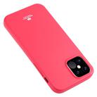 For iPhone 12 / 12 Pro GOOSPERY JELLY TPU Shockproof and Scratch Protective Case(Rose Red) - 2