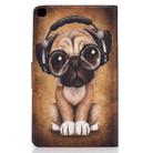 For Samsung Galaxy Tab A7 10.4 2020 T500 Colored Drawing Electric Pressed Horizontal Flip Leather Case, with Holder & Card Slots(Dog) - 2