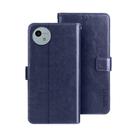 For Sharp Aquos wish4 idewei Crazy Horse Texture Leather Phone Case(Blue) - 1