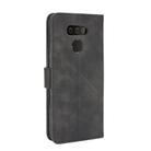 For LG Harmony 4 Solid Color Skin Feel Magnetic Buckle Horizontal Flip Calf Texture PU Leather Case with Holder & Card Slots & Wallet(Black) - 3