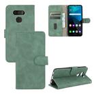 For LG Harmony 4 Solid Color Skin Feel Magnetic Buckle Horizontal Flip Calf Texture PU Leather Case with Holder & Card Slots & Wallet(Green) - 1