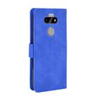 For LG K31 / Aristo 5 Solid Color Skin Feel Magnetic Buckle Horizontal Flip Calf Texture PU Leather Case with Holder & Card Slots & Wallet(Blue) - 3