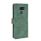 For LG K40S Solid Color Skin Feel Magnetic Buckle Horizontal Flip Calf Texture PU Leather Case with Holder & Card Slots & Wallet(Green) - 3