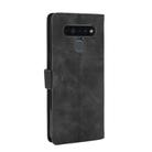 For LG K41S / K51S Solid Color Skin Feel Magnetic Buckle Horizontal Flip Calf Texture PU Leather Case with Holder & Card Slots & Wallet(Black) - 3