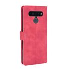 For LG K41S / K51S Solid Color Skin Feel Magnetic Buckle Horizontal Flip Calf Texture PU Leather Case with Holder & Card Slots & Wallet(Rose Red) - 3