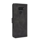 For LG K50S Solid Color Skin Feel Magnetic Buckle Horizontal Flip Calf Texture PU Leather Case with Holder & Card Slots & Wallet(Black) - 3